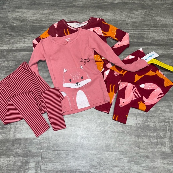 New carters 4 pc Fox Pjs - Picture 8 of 11